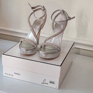 Guess - Rhinestone Platform Heel - Size 6 M
